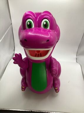 Barney Bump 'N Go Bubbler bubble blowing toy